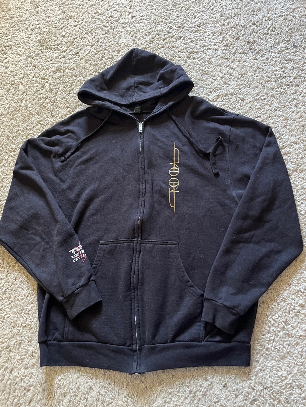 Tultex TOOL Fear Inoculum Tour Zipup Hoodie L